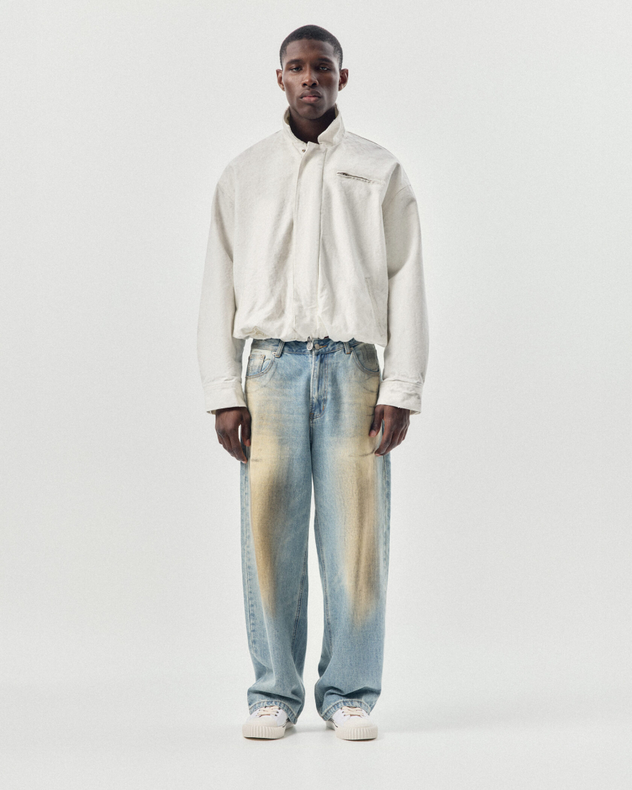 Куртка деним NAIPACHE, цвет: белый, 2614013000 купить онлайн