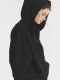 Зип-худи "Attitude matinale" Black Crop Fit