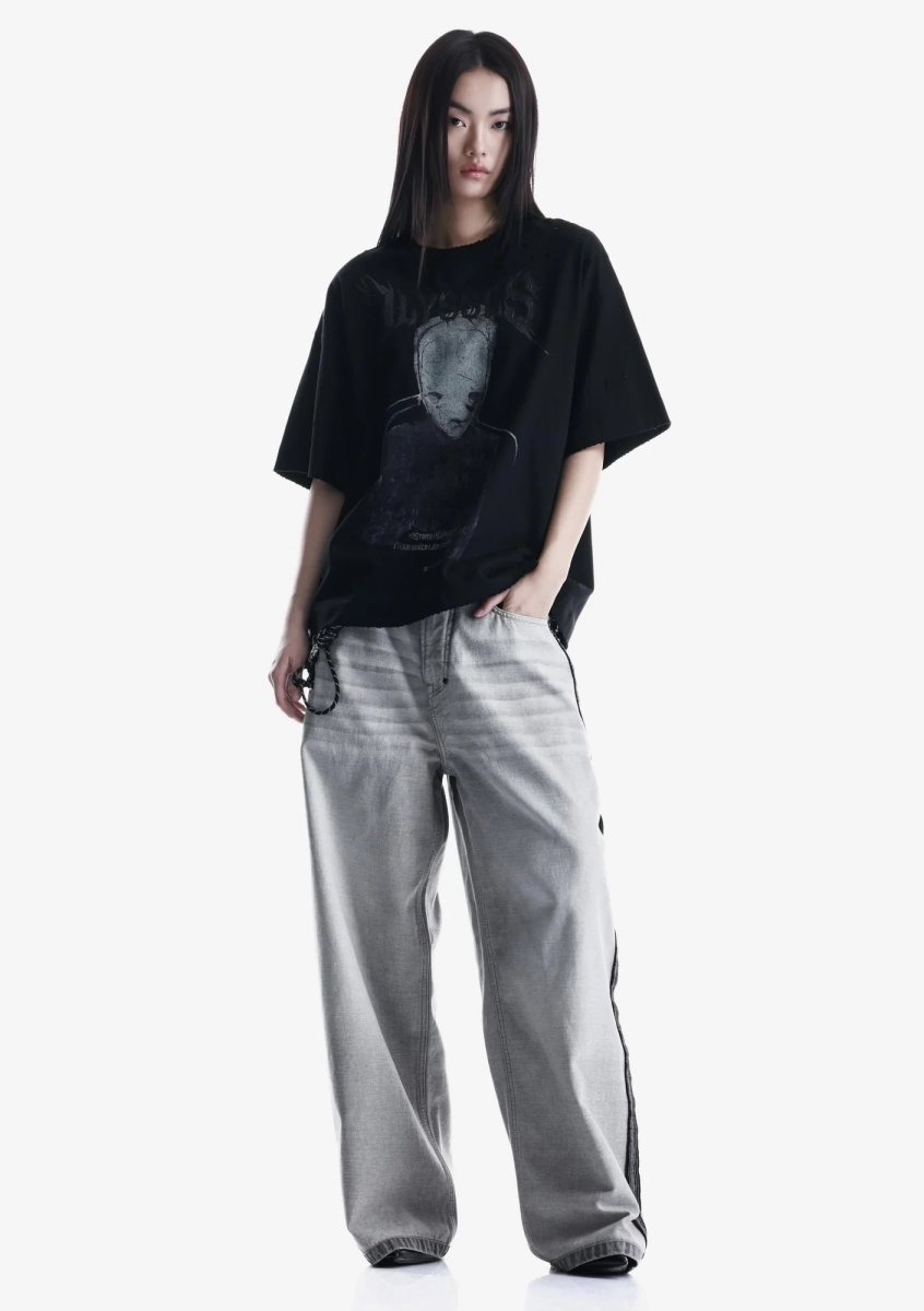 Футболка с принтом KRAKATAU, цвет: Черный, Tw147-1 купить онлайн