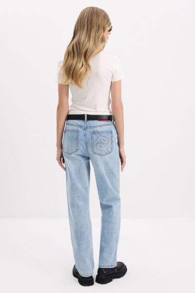 Футболка из смесовой вискозы TOPTOP, цвет: белый, TT.027.17398.100 купить онлайн