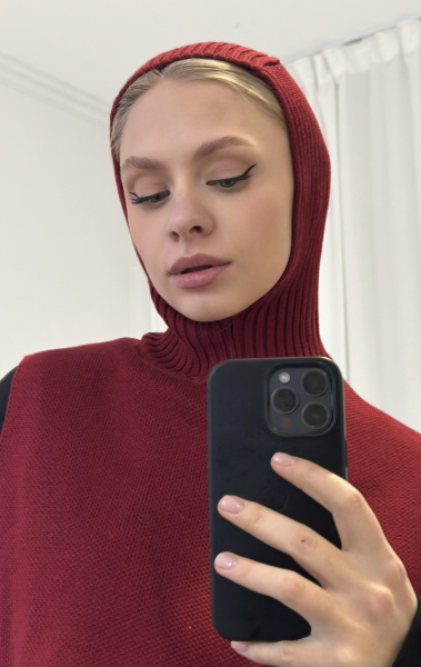 Балаклава BURGUNDY Label .B, цвет: burgundy Ac.55.1.1025BRG купить онлайн