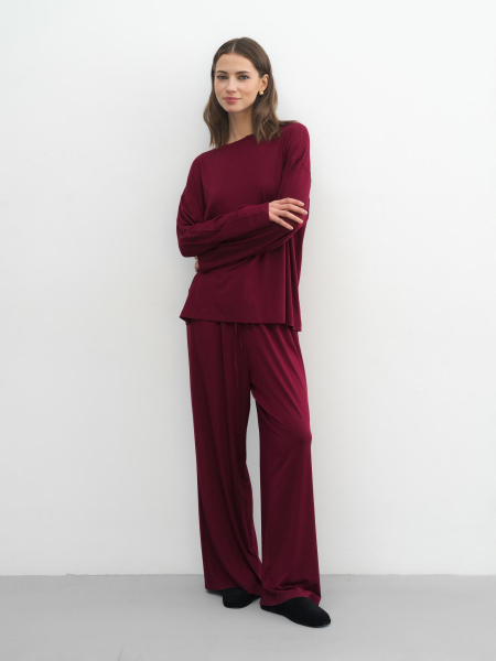 Костюм из бамбука Burgundy