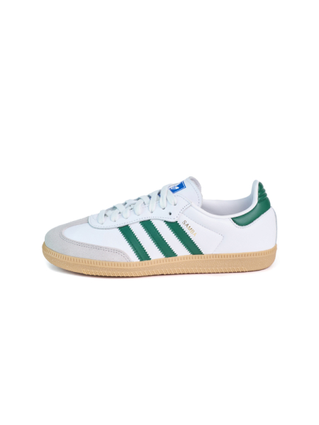 Кроссовки унисекс Adidas Samba OG "Collegiate Green" NKDADDYS SNEAKERS, цвет: белый IE3437 со скидкой купить онлайн