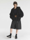 Зип-худи "Attitude matinale" Black Crop Fit
