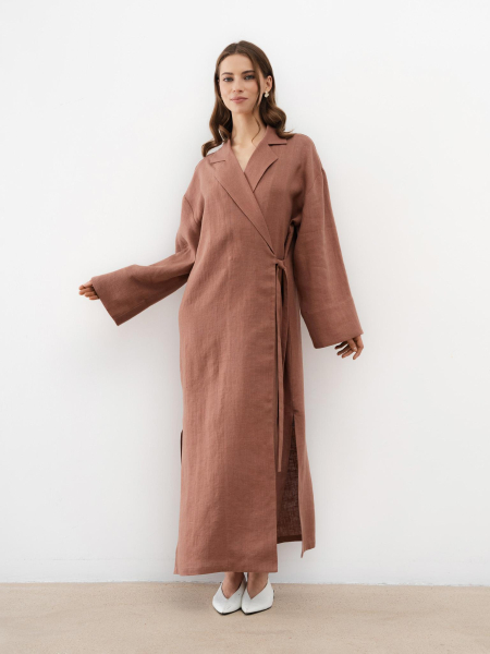 Платье Bloom Cedar PURE LINEN, цвет: бежевый,  купить онлайн