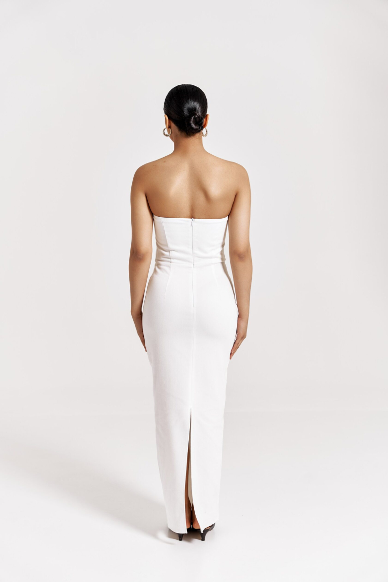 Платье DENIM WHITE YONS, цвет: белый, YO-431 купить онлайн