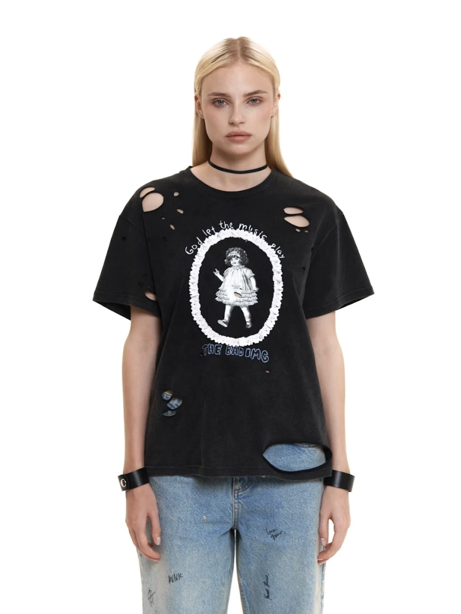 Футболка Bad Girl The Bad Image, цвет: Черный,  купить онлайн