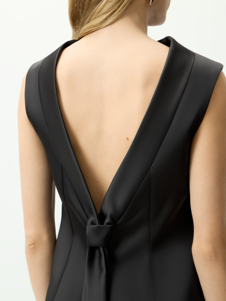 Коктейльное платье с контрастной подкладкой Conso, цвет: Черный, PD 250967 - черный купить онлайн