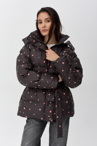 Пуховик Zefyr dark chocolate Ricoco, цвет: горький шоколад, 4092/3 купить онлайн