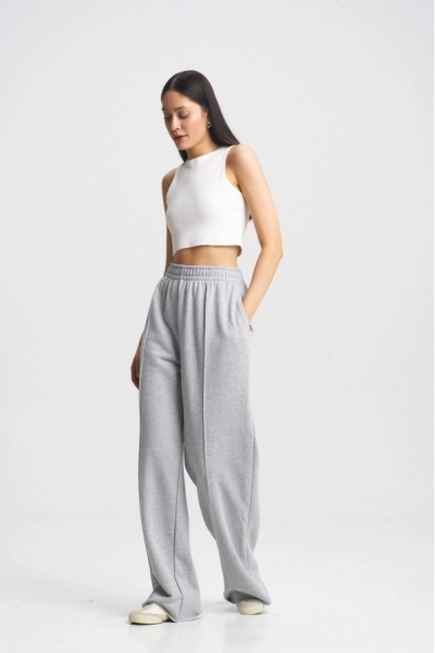 Палаццо Classic Grey Melange Erist store, цвет: Светло-серый, НФ-00001826 со скидкой купить онлайн