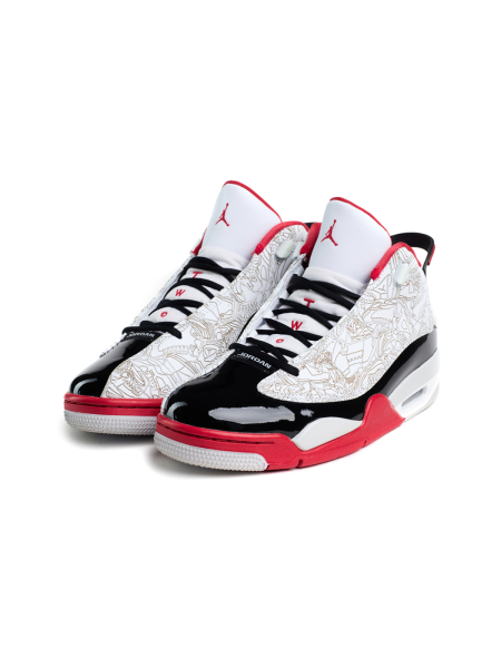 Кроссовки мужские Jordan Dub Zero "White Varsity Red" NKDADDYS SNEAKERS, цвет: разноцветный 311046-160 купить онлайн