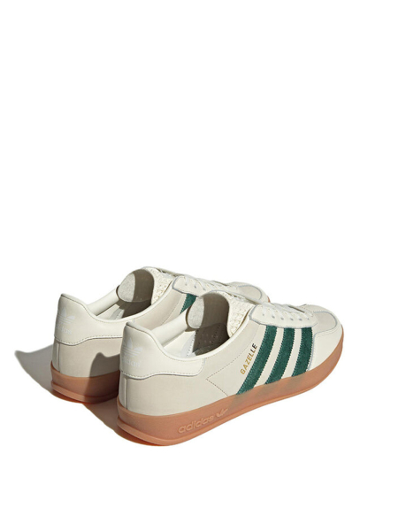 Кроссовки Adidas Gazelle Indoor shvetsov store, цвет: молочный/темно-зеленый/белый ID2567 | новая мужская коллекция купить онлайн