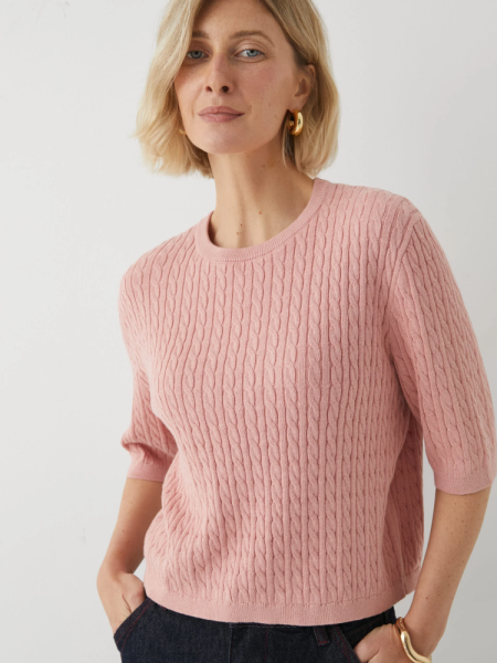 Джемпер с коротким рукавом