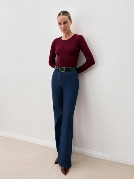 Боди из шерсти мериноса ANNA PEKUN, цвет: Бордовый, 32.1333.330 купить онлайн