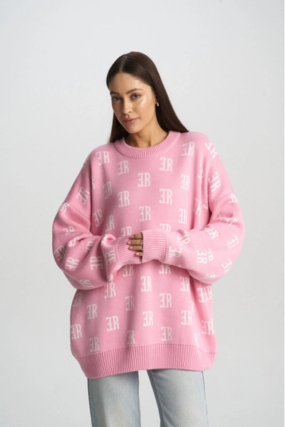 Джемпер Cotton Jacquard Pink Erist store, цвет: розовый, НФ-00001489 купить онлайн