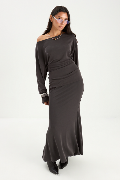 Костюм (лонгслив + юбка) MIA AIM, цвет: графитовый, MIA702 купить онлайн