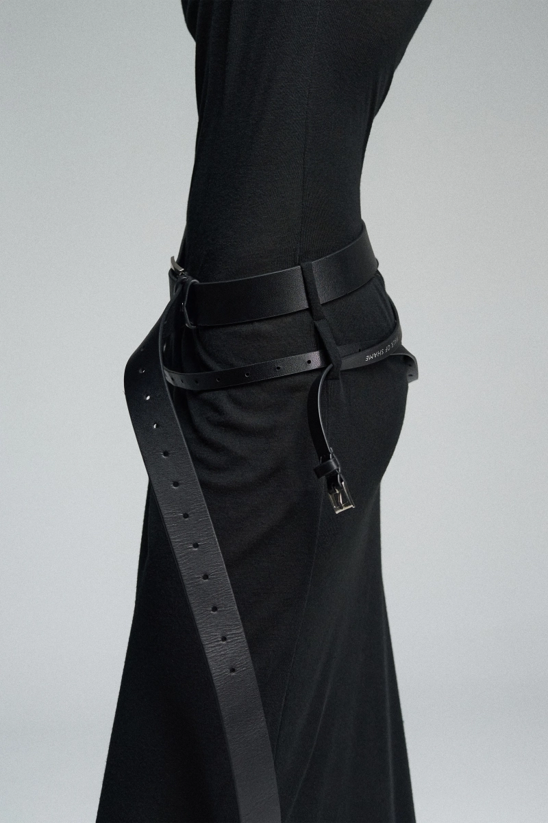 Платье-макси из тонкого трикотажа WALK OF SHAME, цвет: Черный, D156/FW2526 купить онлайн