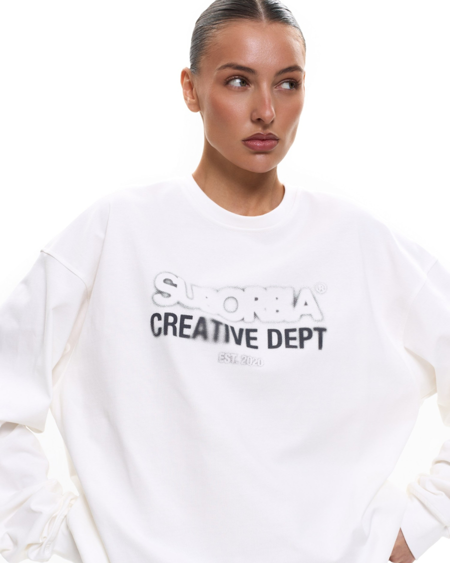 Лонгслив CD Suborbia, цвет: WHITE, 006170 купить онлайн