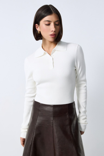 Боди из смесовой вискозы TOPTOP, цвет: молочный, TT.023.15543.120 купить онлайн