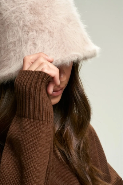 Панама Fluffy Beige