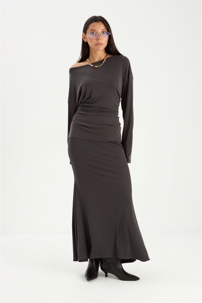 Костюм (лонгслив + юбка) MIA AIM, цвет: графитовый, MIA702 купить онлайн