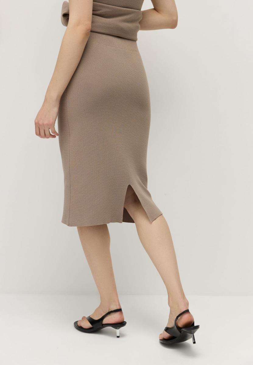 Юбка миди из вискозы AROUND, цвет: Серо-бежевый, 2725_42V01 купить онлайн