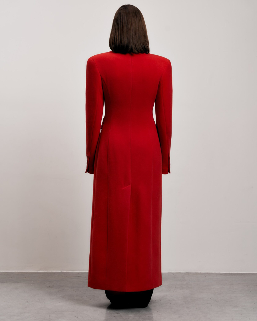 Пальто PARISIAN RED YONS, цвет: красный НФ-00000488 |новая коллекция купить онлайн