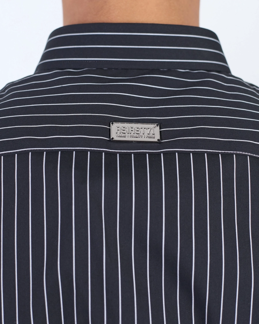 Рубашка CL71 STRIPES BLACK ASIA ST 71, цвет: Черный, Ast71.CL71.shirt-stripes-bl купить онлайн