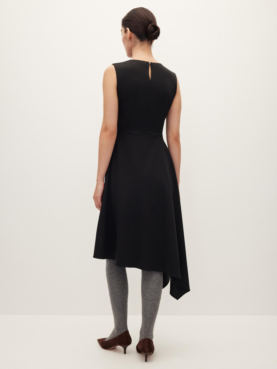 Платье асимметричное Chaika, цвет: Черный, AW25DR03-09 купить онлайн