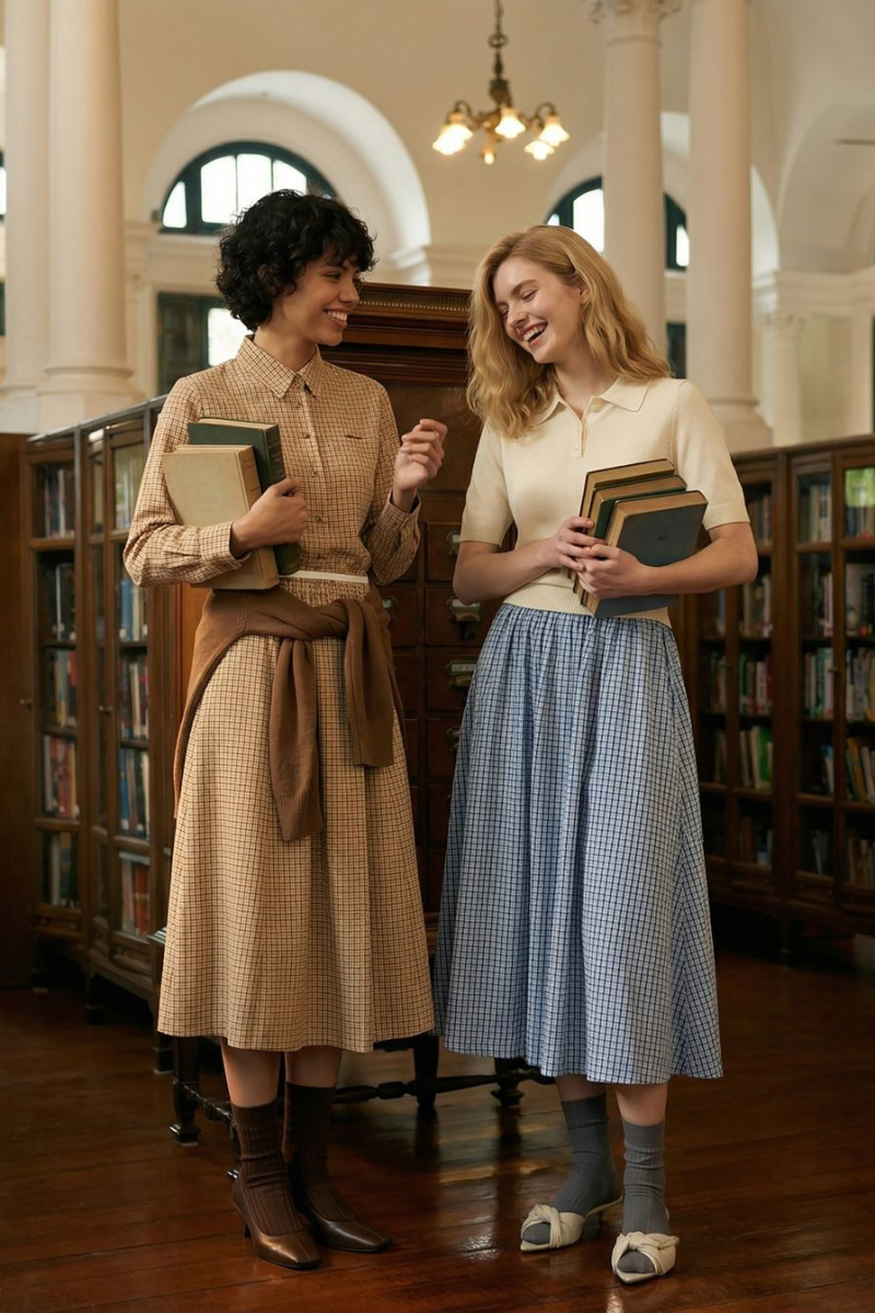 Юбка из 100% хлопка TOPTOP, цвет: голубой с принтом, TT.071.18818.601 купить онлайн