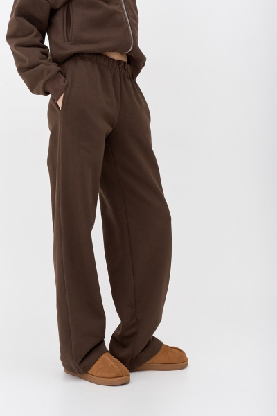 Брюки утепленные Ricoco, цвет: шоколадный, 6098/1 купить онлайн