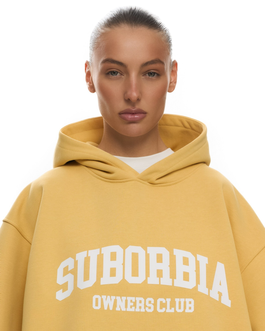 Худи OWNERS CLUB Suborbia, цвет: yellow, 006381 купить онлайн