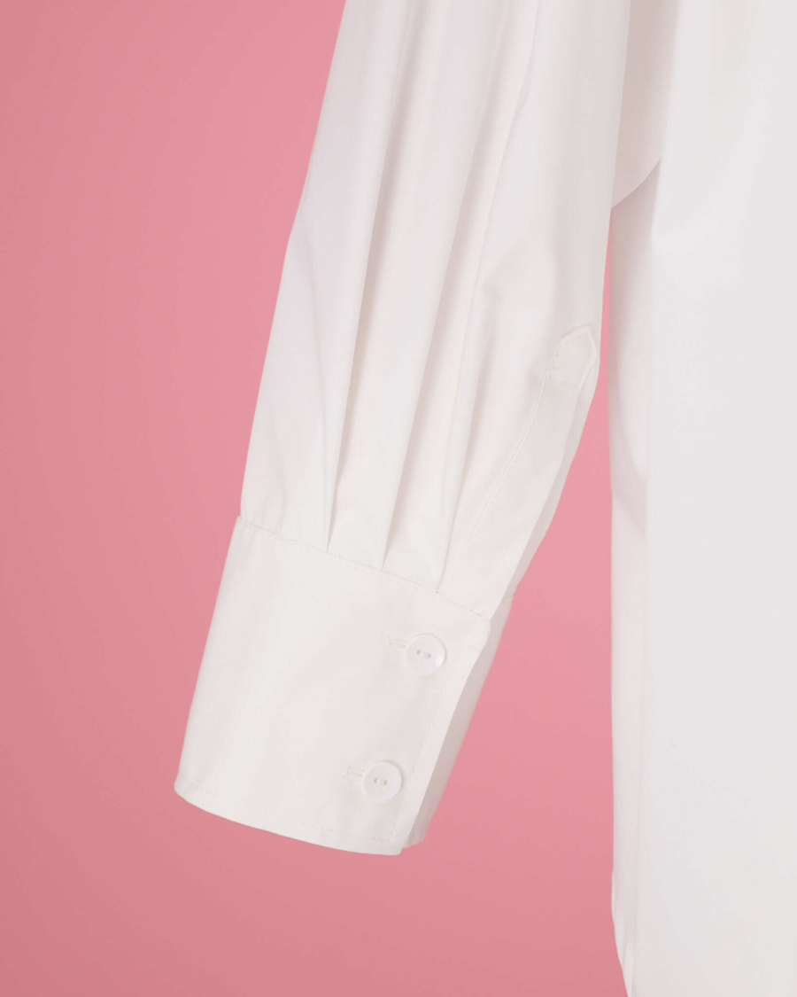 Рубашка макси овер #5 TABOO, цвет: белый, Rub05 купить онлайн