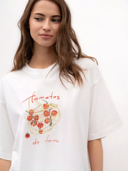 Футболка Tomatoes TRÈS, цвет: молочный,  купить онлайн