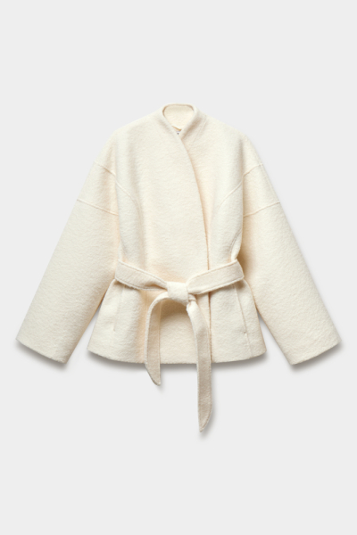 Пальто укороченное приталенного силуэта