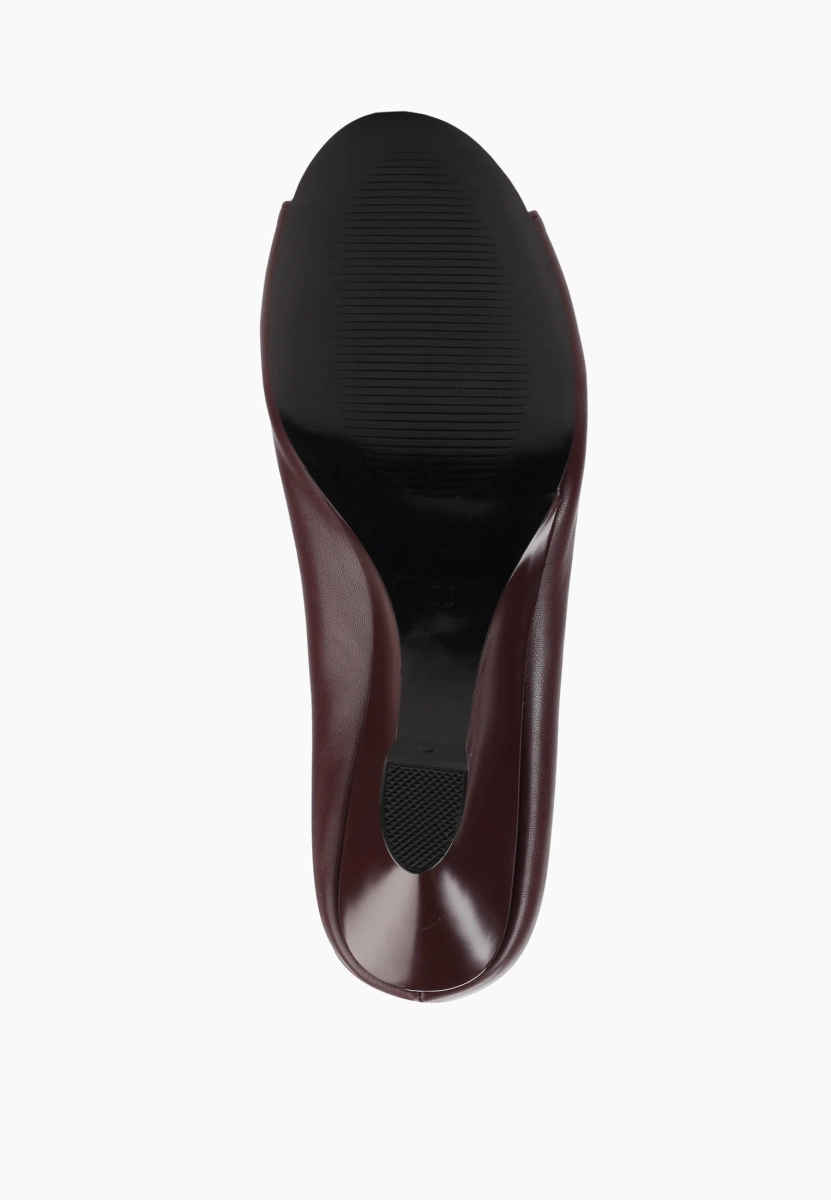 Ботильоны из экокожи SBALO, цвет: Бордовый SN101-1 купить онлайн