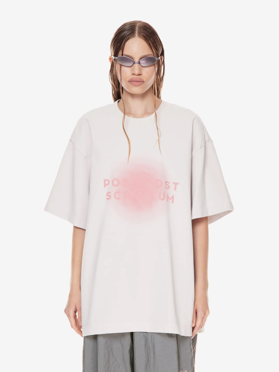 Футболка оверсайз с принтом