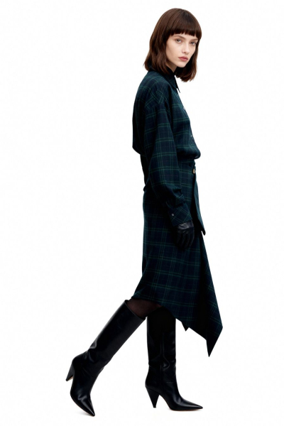 Юбки-миди асимметричного кроя TOPTOP, цвет: синий с принтом, TT.071.18350.621 купить онлайн