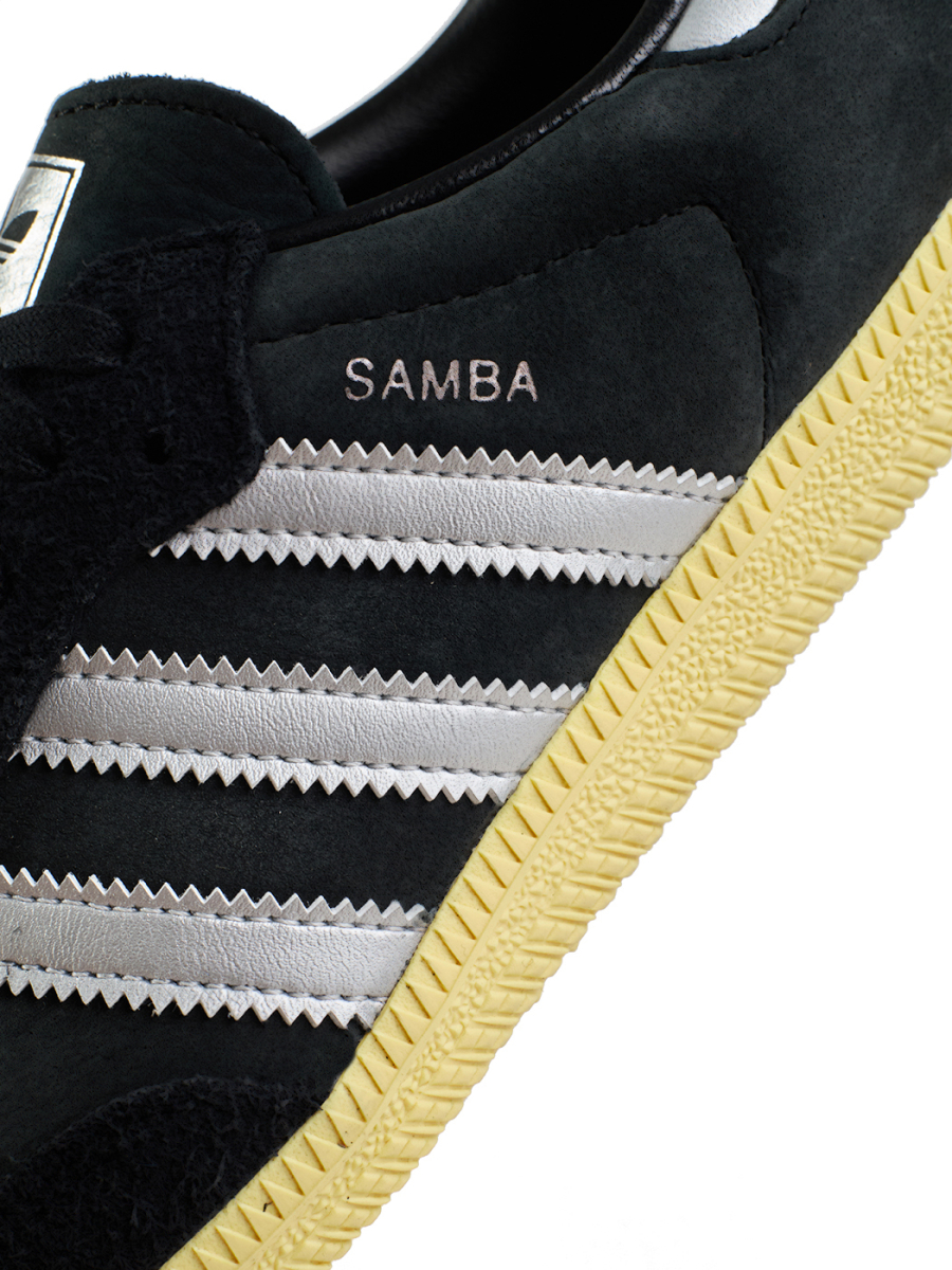 Кроссовки женские Adidas Samba OG "Black Almost Yellow" NKDADDYS SNEAKERS, цвет: Чёрный IE8128 купить онлайн