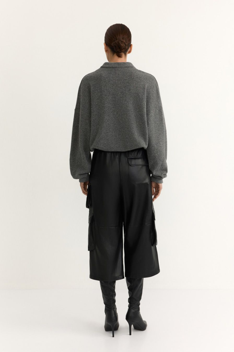 Шорты из экокожи TOPTOP, цвет: Черный, TTS.039.19318.900 купить онлайн