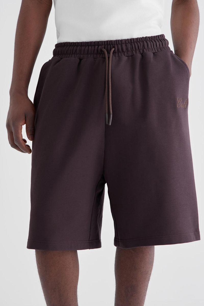 Шорты базовые CULTBASE, цвет: коричневый,  купить онлайн