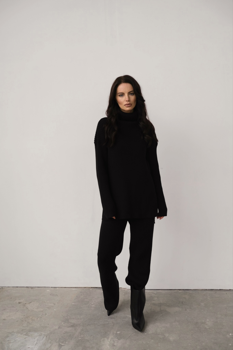 Джемпер удлиненный MINI, цвет: Черный, НФ-00000134 купить онлайн