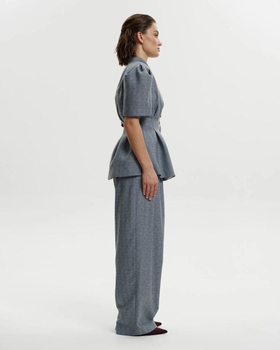 Жакет с коротким рукавом ELIZABETH BLUE JEAN YONS, цвет: голубой,  купить онлайн