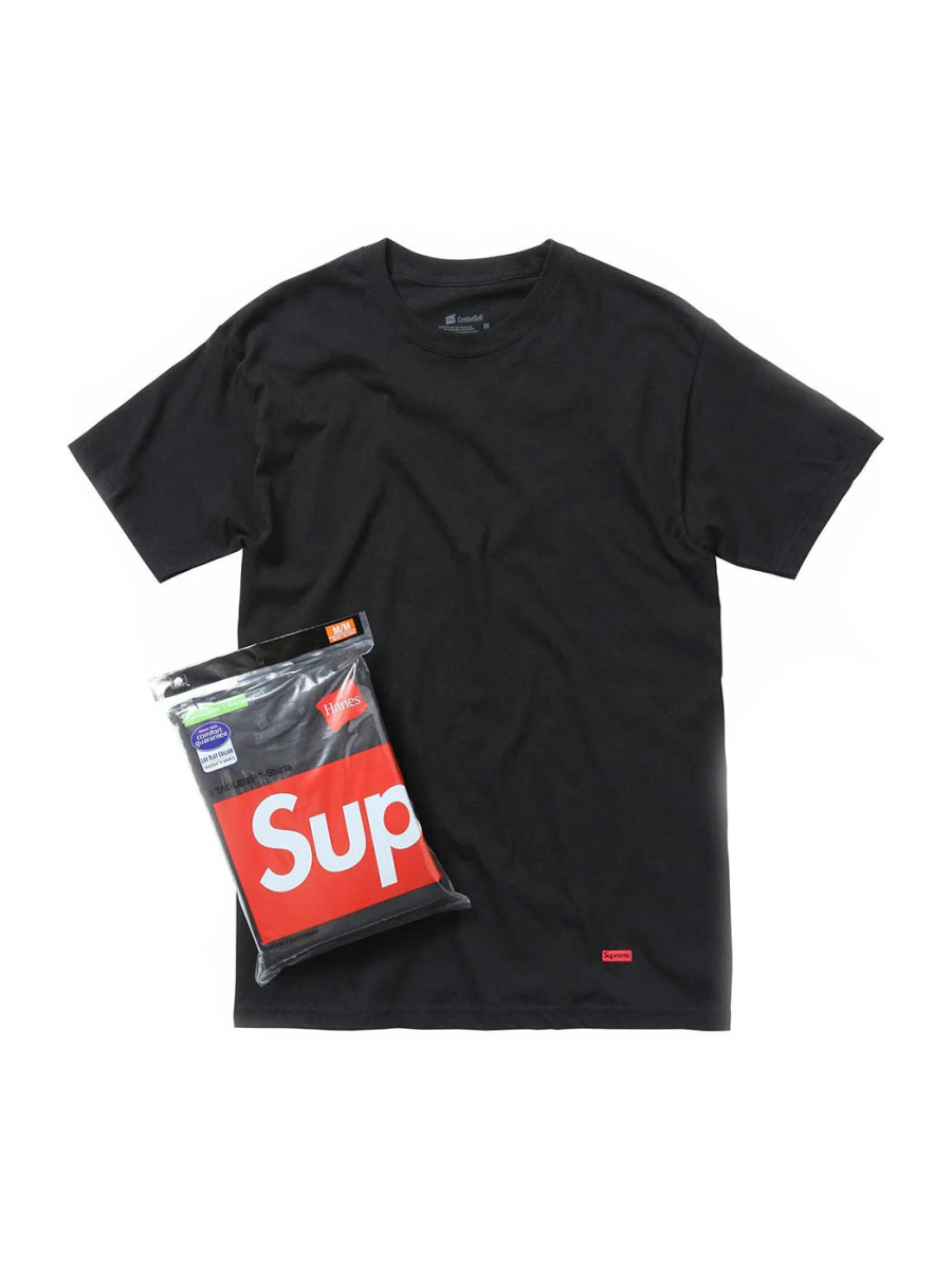 Набор футболок Supreme Week 1 x Hanes Tagless 3 шт