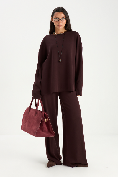 Костюм (джемпер+брюки) MIA AIM, цвет: шоколадный, MIA608 купить онлайн