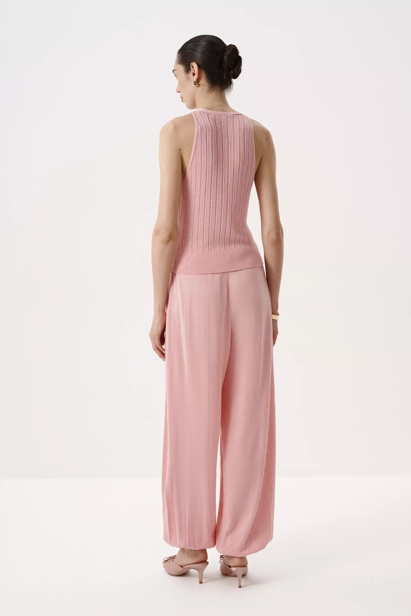 Жилет из лиоцелла и шерсти Charmstore, цвет: розовый коралл, 304-585119-1009 купить онлайн