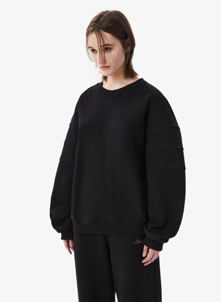 Свитшот LAIDBACK FABLE, цвет: Чёрный SWTSHRT-FBL-LDBCK-BLCK |новая коллекция купить онлайн