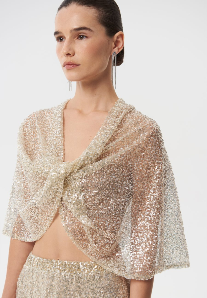 Кейп Angel’s tears CHUBA, цвет: золотой,  купить онлайн