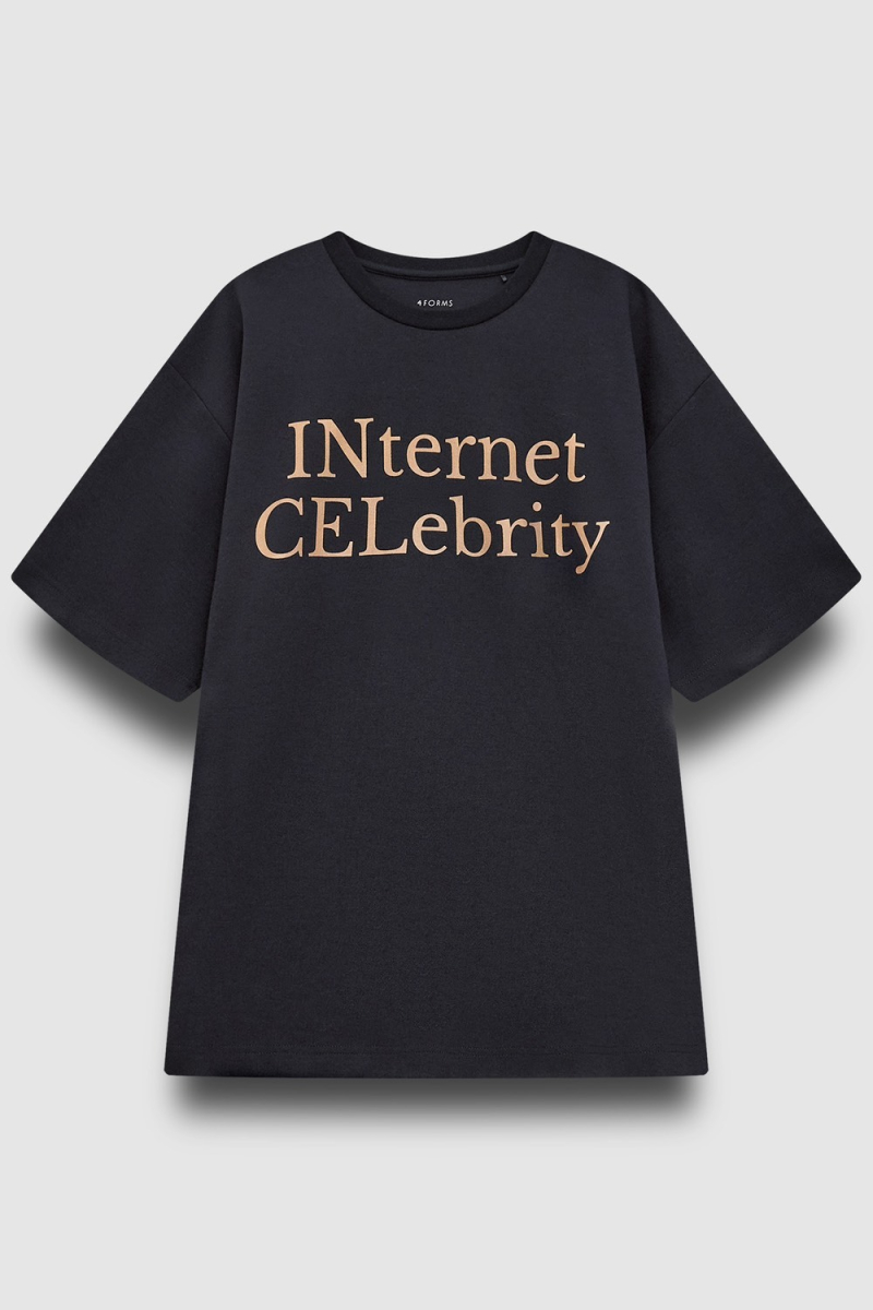 Футболка Internet Celebrity 4forms, цвет: Черный, 65402 купить онлайн