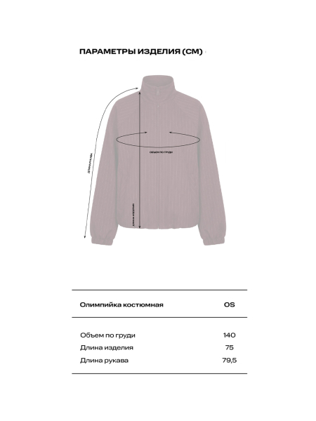 Олимпийка костюмная (синяя) Label .B, цвет: синий, Jc.01.4.0126BL купить онлайн